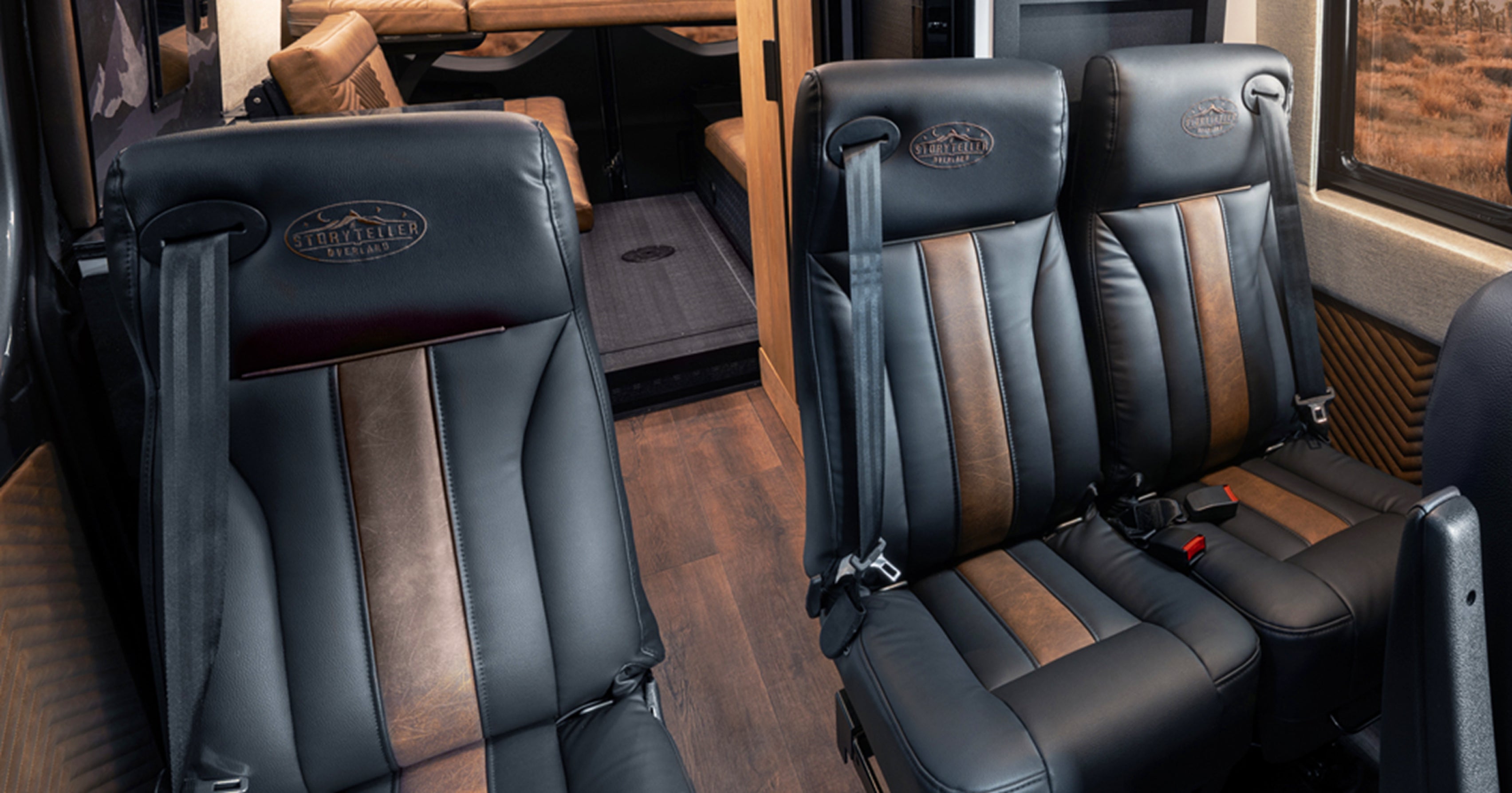 Boombox Door Half open showing full mirror and shower shelving